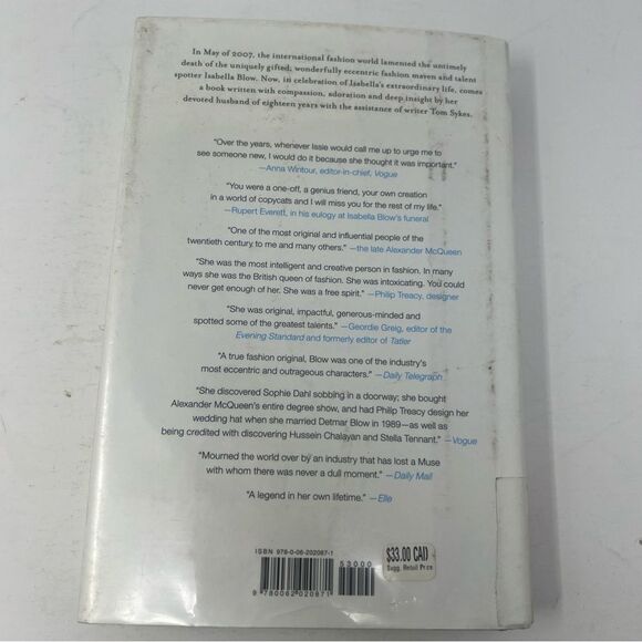 Isabella Blow Blow by Blow Hardcover Book - Picture 3 of 12